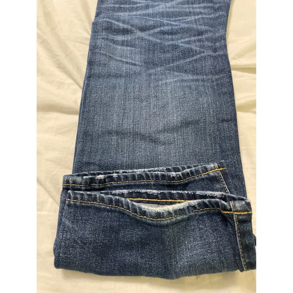 Polo Ralph Lauren Jeans Mens 38x32 Blue Varick Slim Straight Stretch Denim